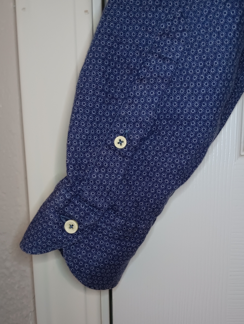 Xacus Long Sleeve Linen Button-Up Shirt - Picture 6 of 9